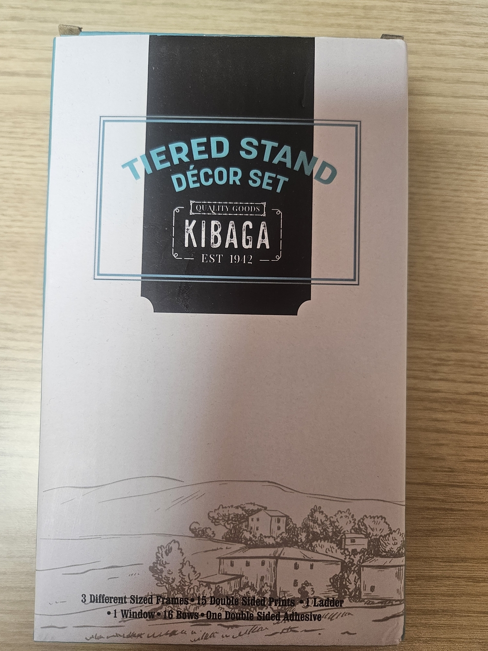 Kibaga Tiered Stand Décor Set